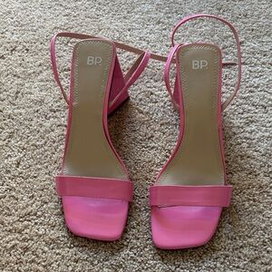 BP Women's Vibrant Pink Heeled Sandals